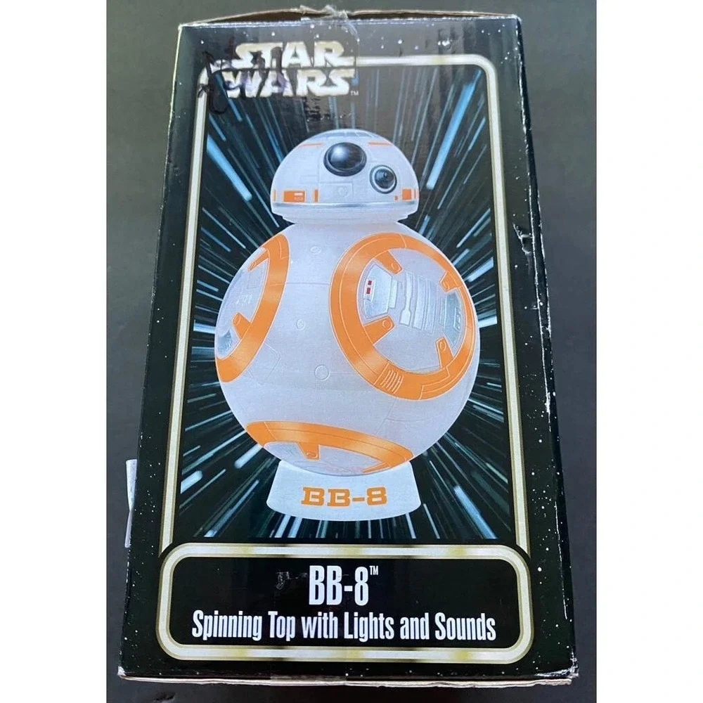 Disney Parks BB 8 Spinning‎ Top Star Wars The Force Awakens Lights And Sounds
